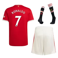 Manchester United Jersey RONALDO #7 Custom Home Soccer Jersey 2021/22 - bestsoccerstore