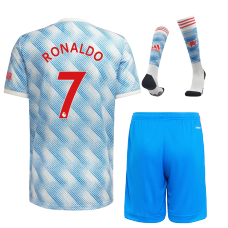 Manchester United Jersey RONALDO #7 Custom Away Soccer Jersey 2021/22