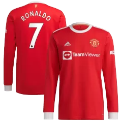 Manchester United Jersey RONALDO #7 Custom Home Soccer Jersey 2021/22 - bestsoccerstore