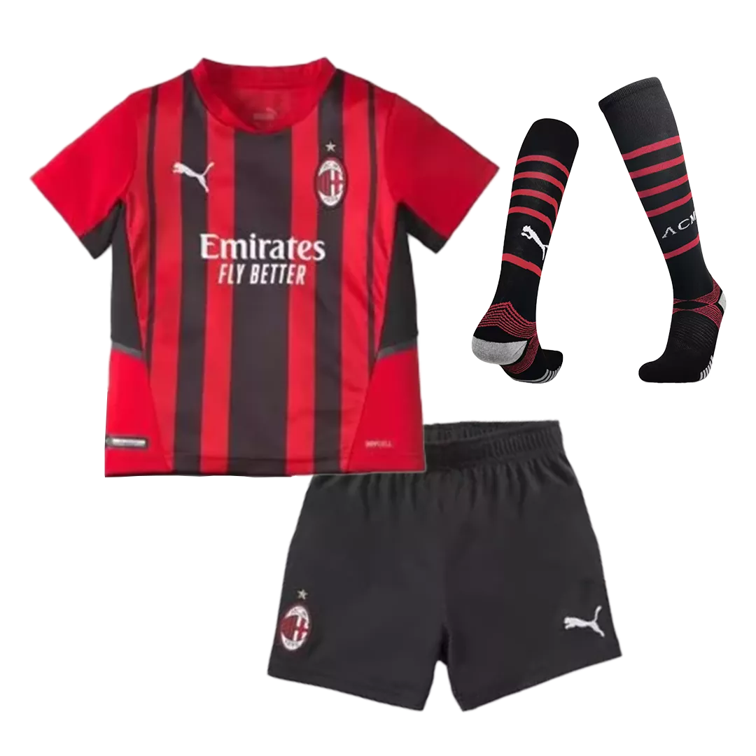AC Milan Jersey Custom Home Soccer Jersey 2021/22 - bestsoccerstore