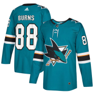Men's San Jose Sharks BURNS #88 Adidas NHL Jersey