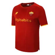 Roma Jersey Custom Home Soccer Jersey 2021/22 - bestsoccerstore