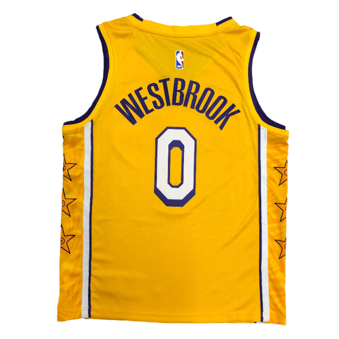 Los Angeles Lakers Jersey Westbrook #0 NBA Jersey