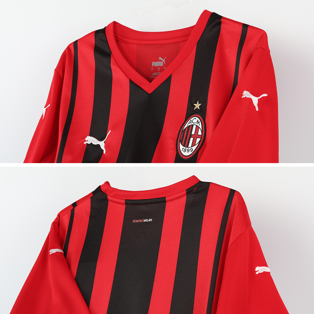 AC Milan Jersey Custom Soccer Jersey Home 2021/22