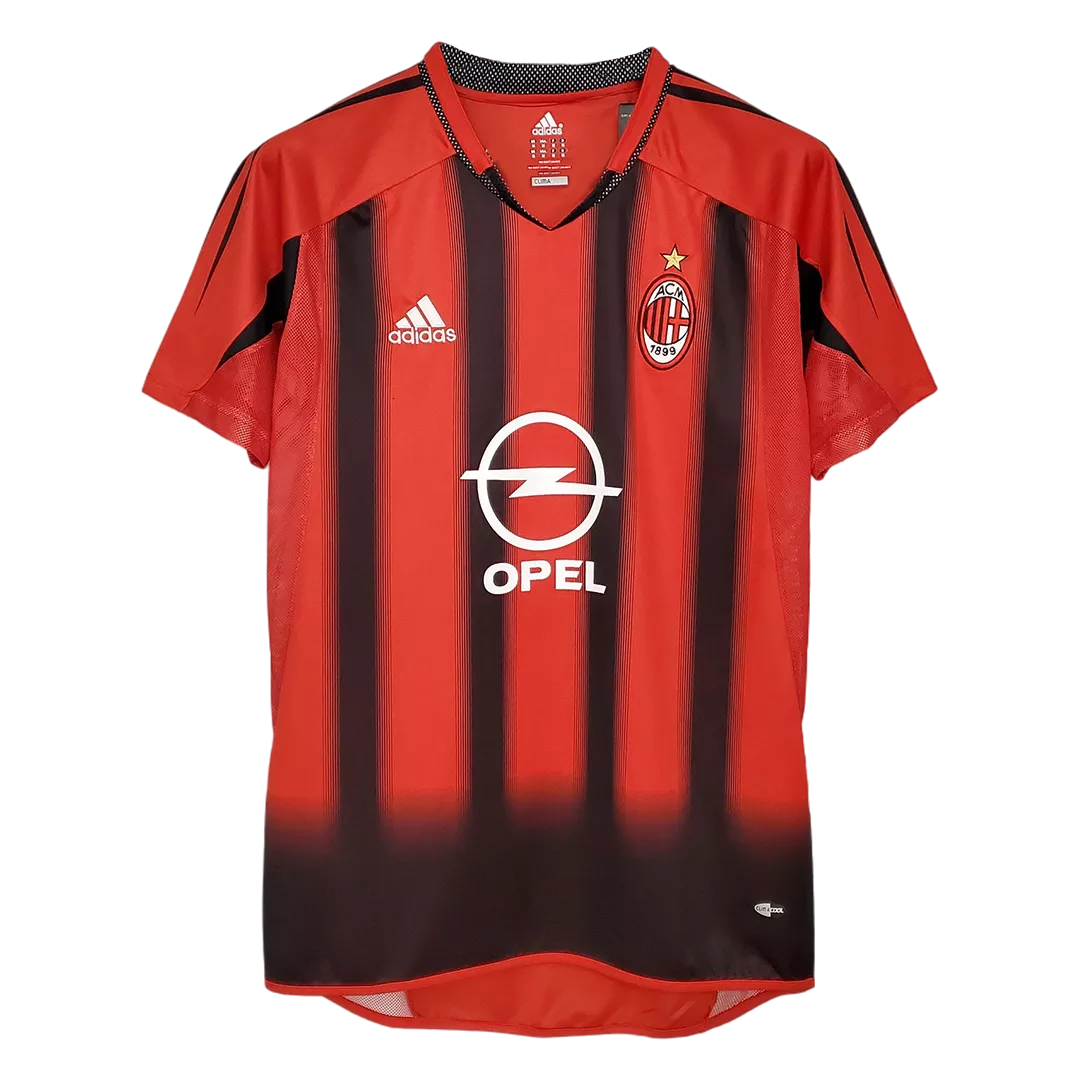AC Milan Jersey Home Soccer Jersey 2004/05 - bestsoccerstore