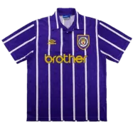 Manchester City Jersey Away Soccer Jersey 1993 - bestsoccerstore