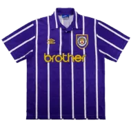 Manchester City Jersey Away Soccer Jersey 1993 - bestsoccerstore