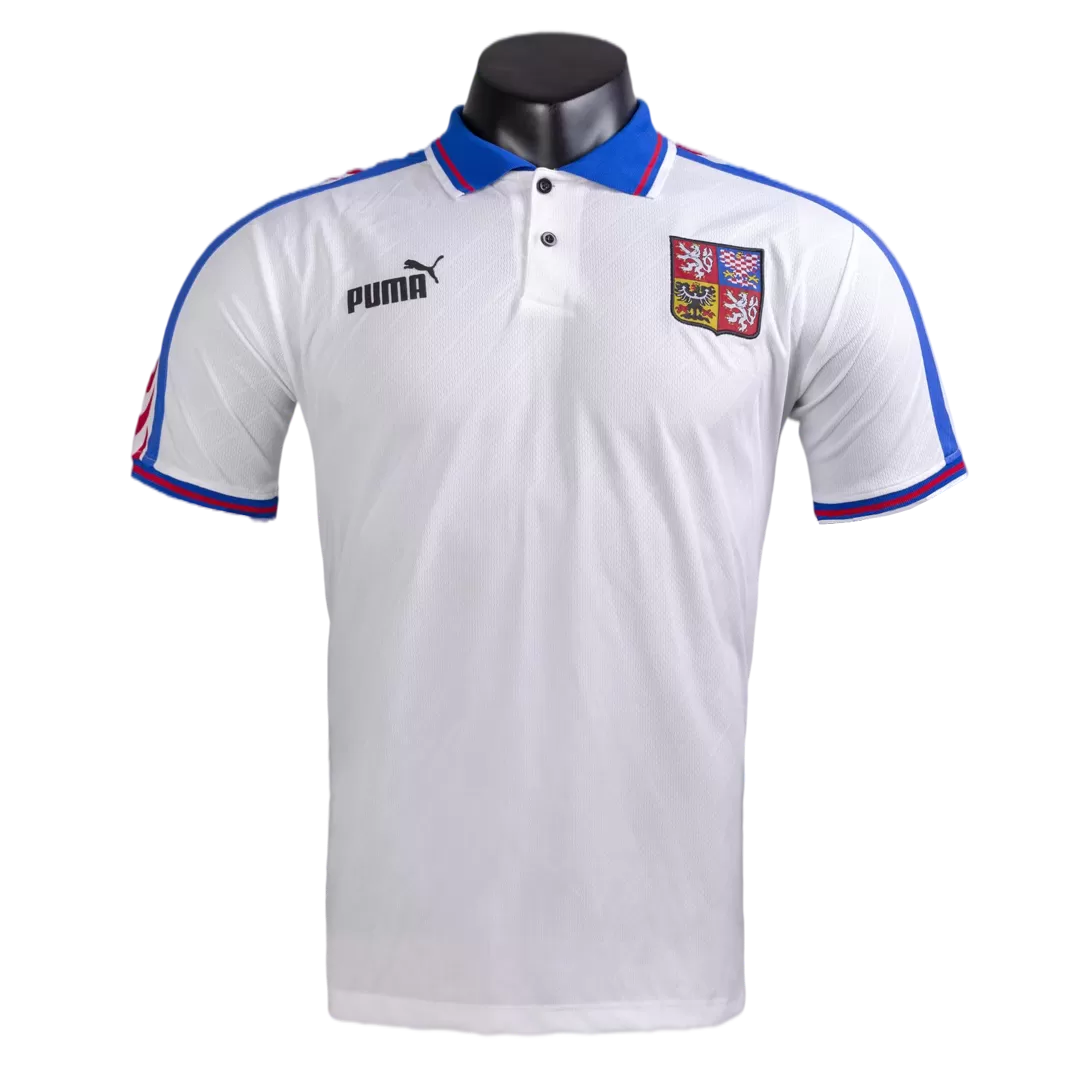 Czech Republic Jersey Away Soccer Jersey 1996 - bestsoccerstore