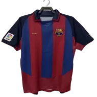 Barcelona Jersey Custom Home Soccer Jersey 2003/04 - bestsoccerstore