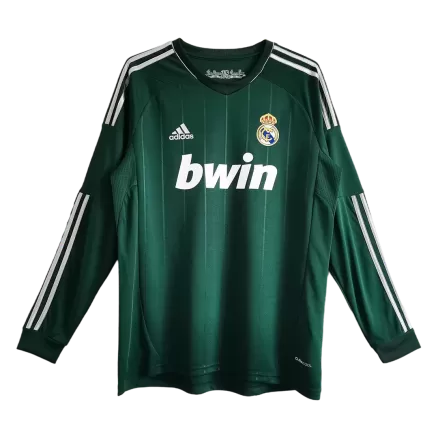 Real Madrid Retro Jersey Third Away Long Sleeve Soccer Shirt 2012/13 - bestsoccerstore