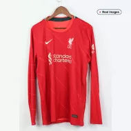 Liverpool Jersey Custom Home Soccer Jersey 2021/22 - bestsoccerstore