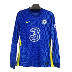 Chelsea Jersey Custom Home Soccer Jersey 2021/22 - bestsoccerstore