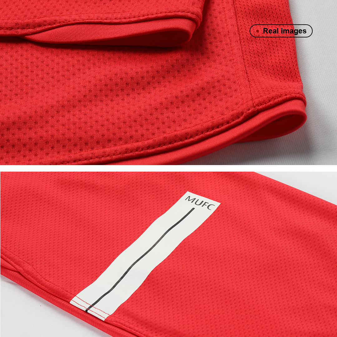 SCHOLES #18 Manchester United Retro Jersey Home Soccer Shirt 2007/08  - bestsoccerstore