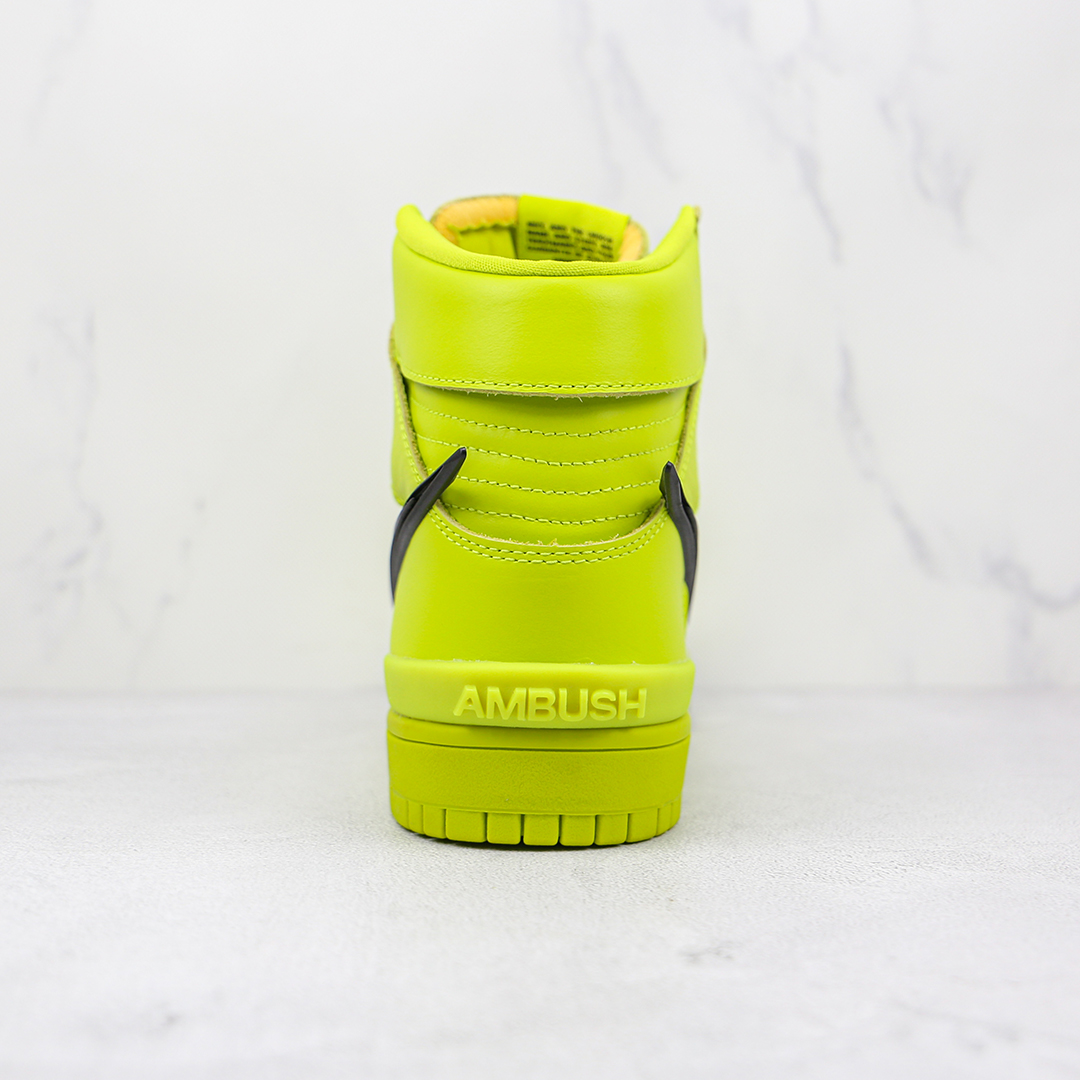 ambush x dunk high flash lime