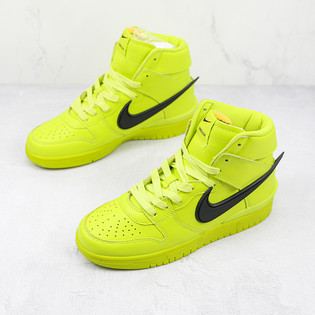 ambush x dunk high flash lime
