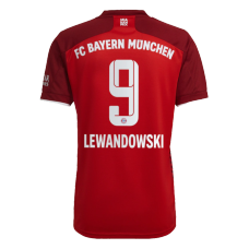 Bayern Munich Jersey Custom Home LEWANDOWSKI #9 Soccer Jersey 2021/22