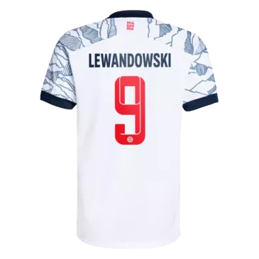 Bayern Munich Jersey Custom Third Away LEWANDOWSKI #9 Soccer Jersey 2021/22 - bestsoccerstore