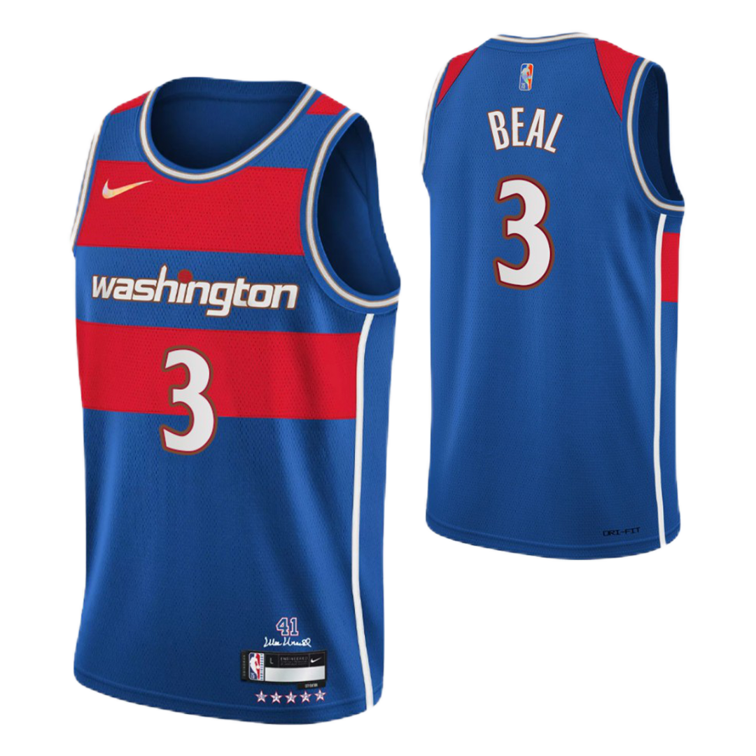 Washington Wizards Jersey Bradley Beal 3 NBA Jersey 2021/22