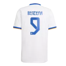 Real Madrid Jersey Custom Home BENZEMA #9 Soccer Jersey 2021/22 - bestsoccerstore