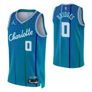 Charlotte Hornets Jersey Miles Bridges #0 NBA Jersey 2021/22