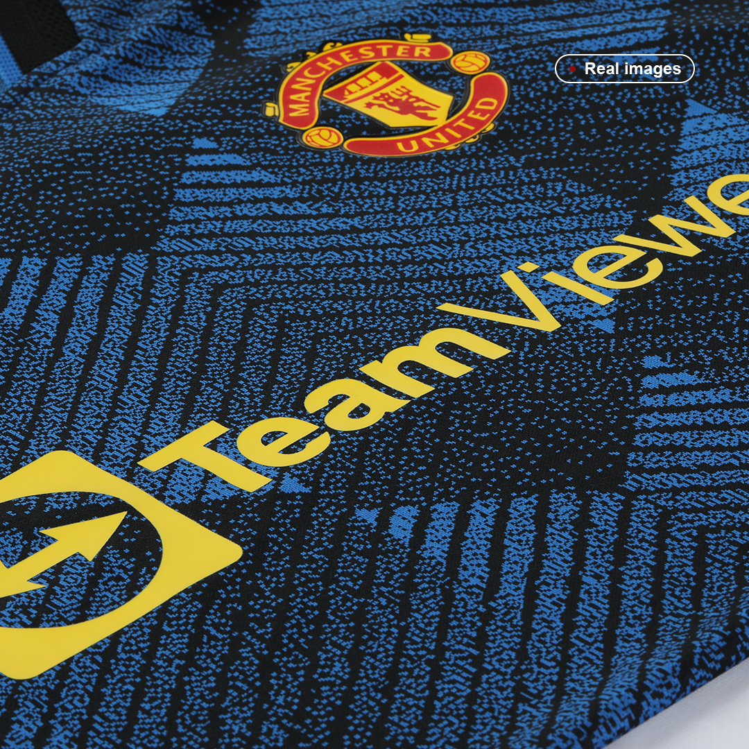 Manchester United Jersey RONALDO #7 Custom Third Away Soccer Jersey 2021/22 - UCL Edition