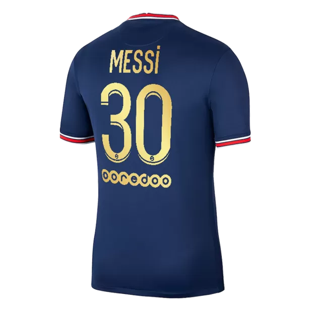 Kid's Jordan Messi #30 PSG Home Soccer Jersey Kit(Jersey+Shorts) 2021/22