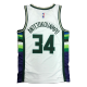 Milwaukee Bucks Jersey Giannis Antetokounmpo #34 NBA Jersey 2021/22
