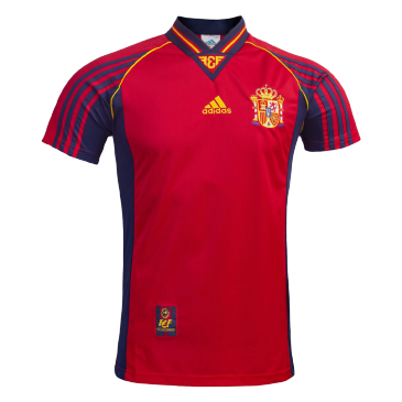 Spain Jersey Home Soccer Jersey 1998