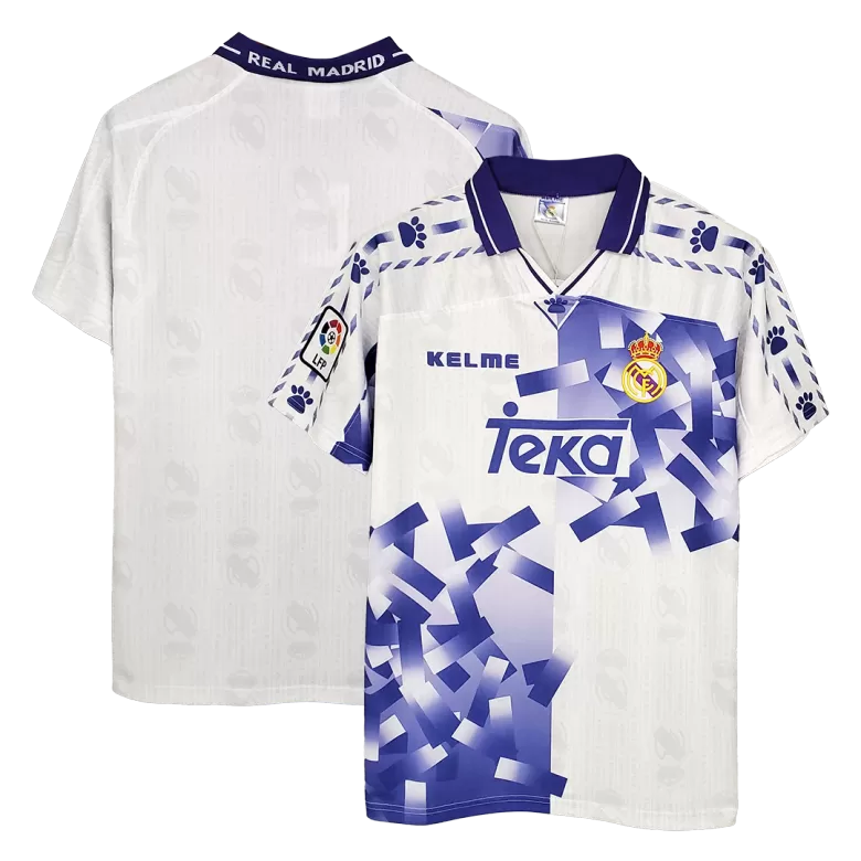 Real Madrid Retro Jersey Third Away Soccer Shirt 1996/97 - bestsoccerstore