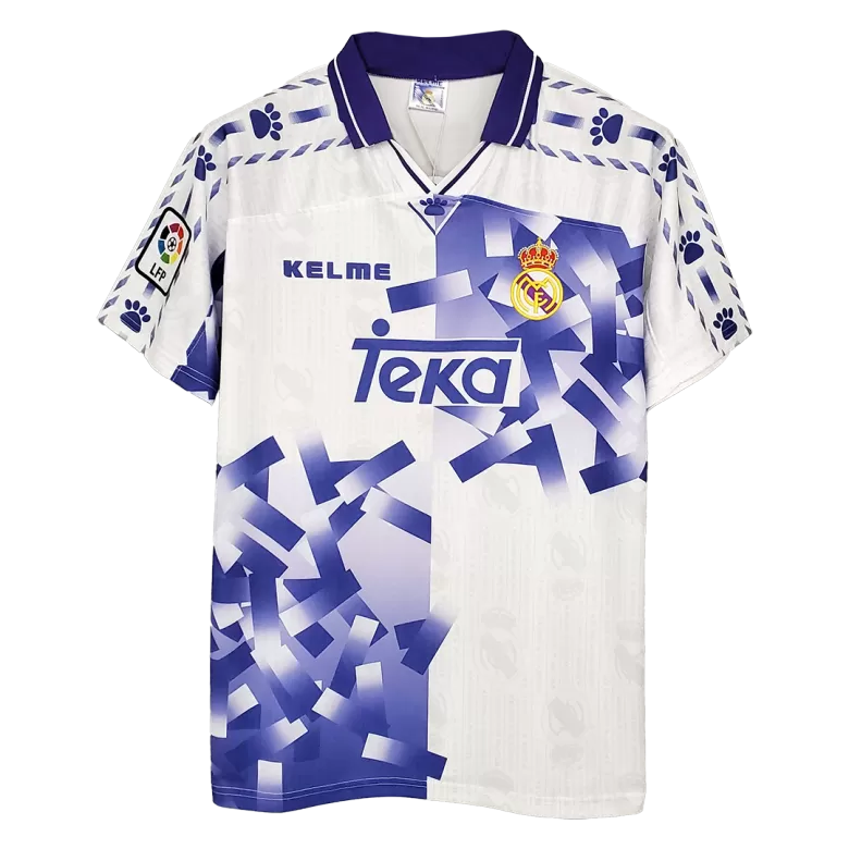 Real Madrid Retro Jersey Third Away Soccer Shirt 1996/97 - bestsoccerstore