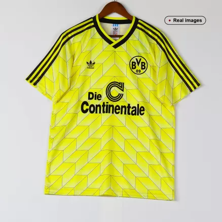 Borussia Dortmund Retro Jersey Home Soccer Shirt 1988 - bestsoccerstore