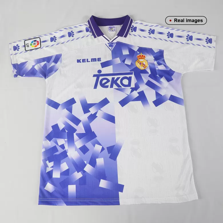 Real Madrid Retro Jersey Third Away Soccer Shirt 1996/97 - bestsoccerstore