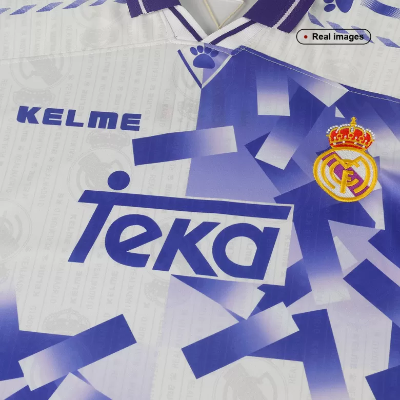 Real Madrid Retro Jersey Third Away Soccer Shirt 1996/97 - bestsoccerstore