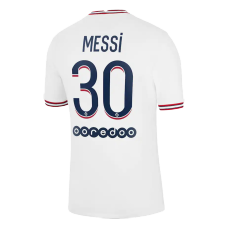 PSG Jersey Custom Fourth Away Messi #30 Soccer Jersey 2021/22