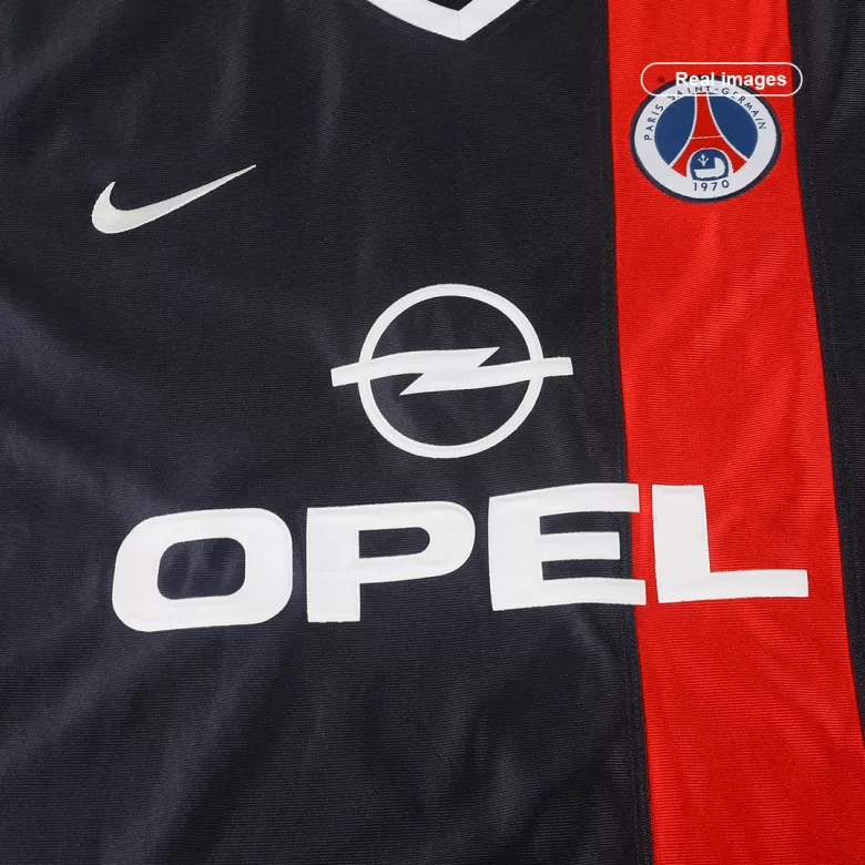 PSG Retro Jersey Home Soccer Shirt 2001/02 - bestsoccerstore