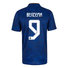 Real Madrid Jersey Custom Away BENZEMA #9 Soccer Jersey 2021/22 - bestsoccerstore