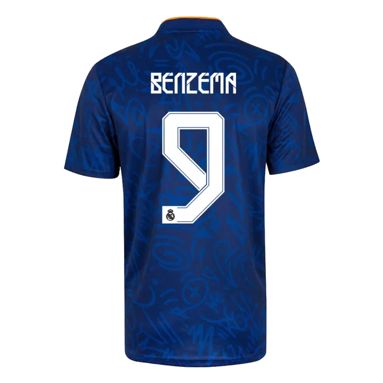 Real Madrid Jersey Custom Away BENZEMA #9 Soccer Jersey 2021/22