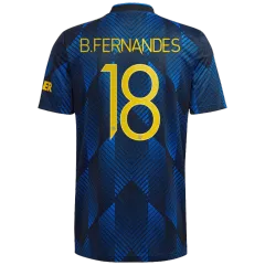Manchester United Jersey Custom Third Away B.FERNANDES #18 Soccer Jersey 2021/22 - UCL - bestsoccerstore