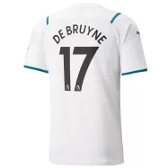 Manchester City Jersey Custom Away Kevin de Bruyne #17 Soccer Jersey 2021/22 - bestsoccerstore
