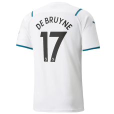 Manchester City Jersey Custom Away Kevin de Bruyne #17 Soccer Jersey 2021/22