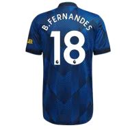 Manchester United Jersey Custom Third Away B.FERNANDES #18 Soccer Jersey 2021/22 - bestsoccerstore