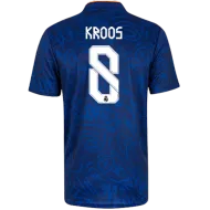 Real Madrid Jersey Custom Away KROOS #8 Soccer Jersey 2021/22 - bestsoccerstore