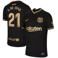 Barcelona Jersey Away Frenkie de Jong #21 Soccer Jersey 2020/21 - bestsoccerstore