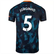 Chelsea Jersey Custom Third Away Romelu JORGINHO #5 Soccer Jersey 2021/22 - bestsoccerstore