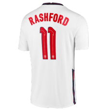 England Jersey Custom Home Marcus Rashford #11 Soccer Jersey 2020