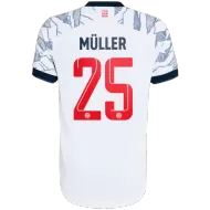 Bayern Munich Jersey Custom Third Away MÜLLER #25 Soccer Jersey 2021/22 - bestsoccerstore
