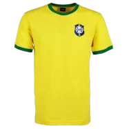 Brazil Jersey Home Soccer Jersey 1970 - bestsoccerstore