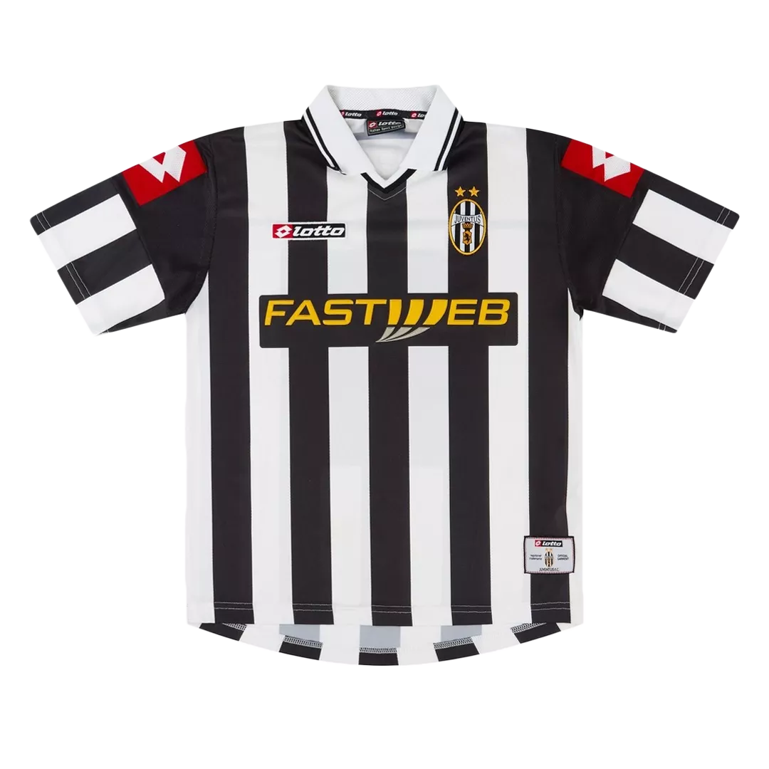 Juventus Jersey Custom Home Soccer Jersey 2001/02 - bestsoccerstore