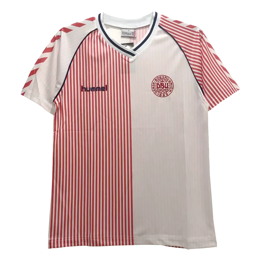 Denmark Jersey Away Soccer Jersey 1986 - bestsoccerstore