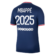 PSG Jersey Custom MBAPPÉ #2025 Soccer Jersey Home 2021/22